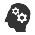 Gear Brain Icons Transparent